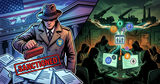 Illustration for article: US Treasury Sanctions North Korean IT Fraud Ring Linked to Multi-Chain Crypto Schemes: CryptoDailyInk